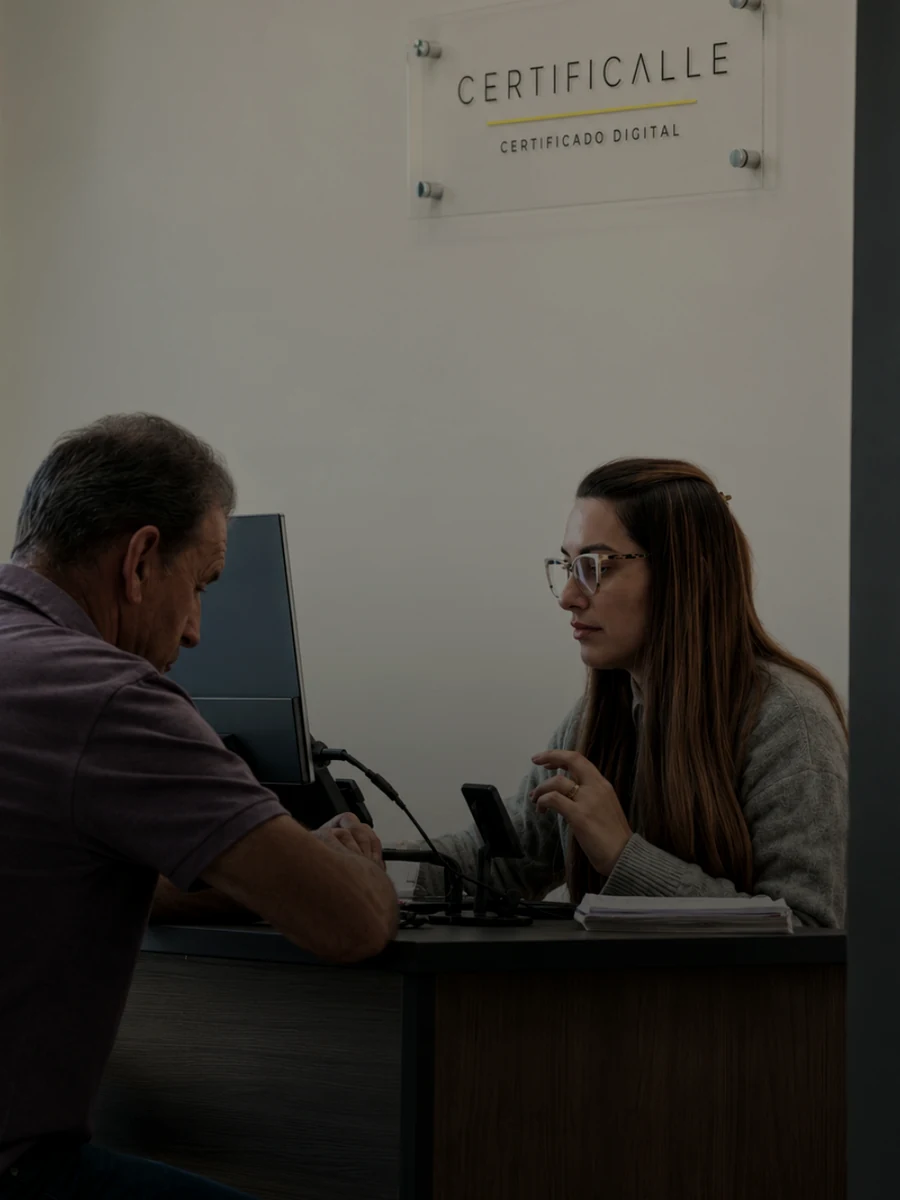 Atendimento presencial da Certificalle para emissão de certificado digital